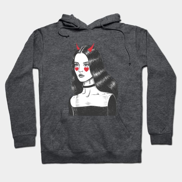 La Diabla Hoodie by thelamehuman